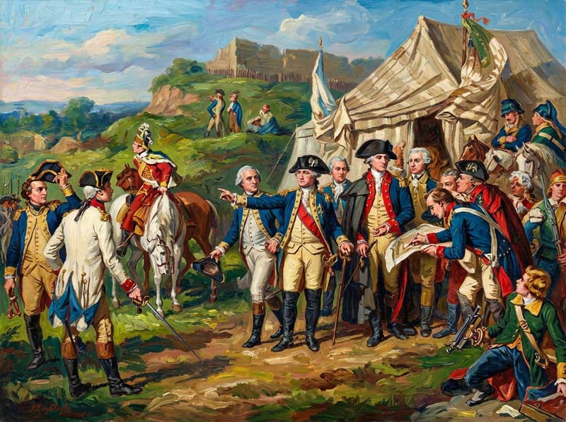 George Washington crossing the Delaware River