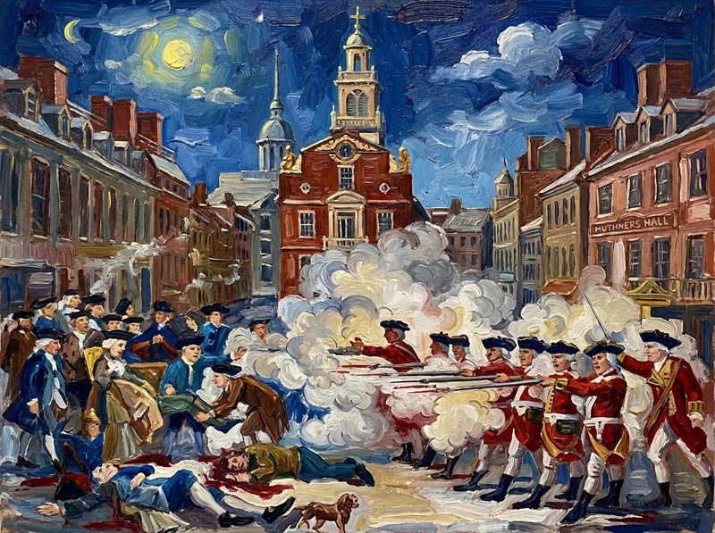 The Boston Massacre, 1770